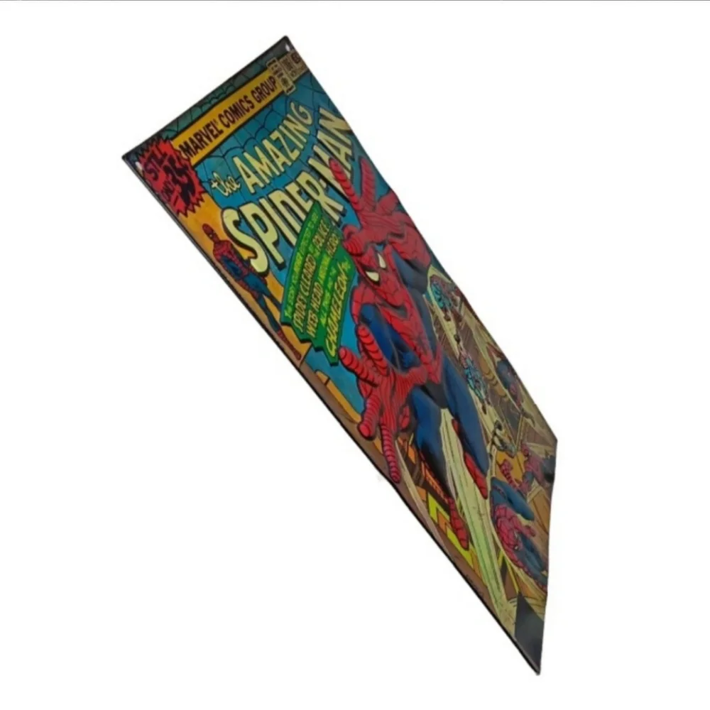 Marvel, The Amazing Spider-Man Metal Embossed Sign | EUC | Open Roads